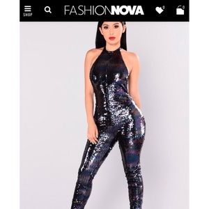 Fashion nova Sequin Jumpsuit